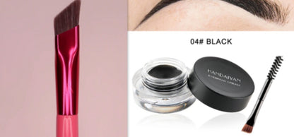 Vattentät och inte lätt att blekna vinjetterande ögonbrynsfärgningskrämset